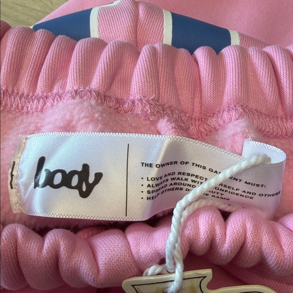 BODY BY RAVEN TRACY BACKSHOT 2.0 SWEATPANTS BUBBLEGUM PINK - XS - Picture 6 of 8